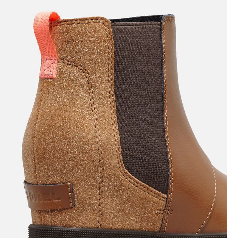 Kids Wedges Brown - Sorel Big Joan of Arctic™ II Chelsea Boot - 369074-BWF